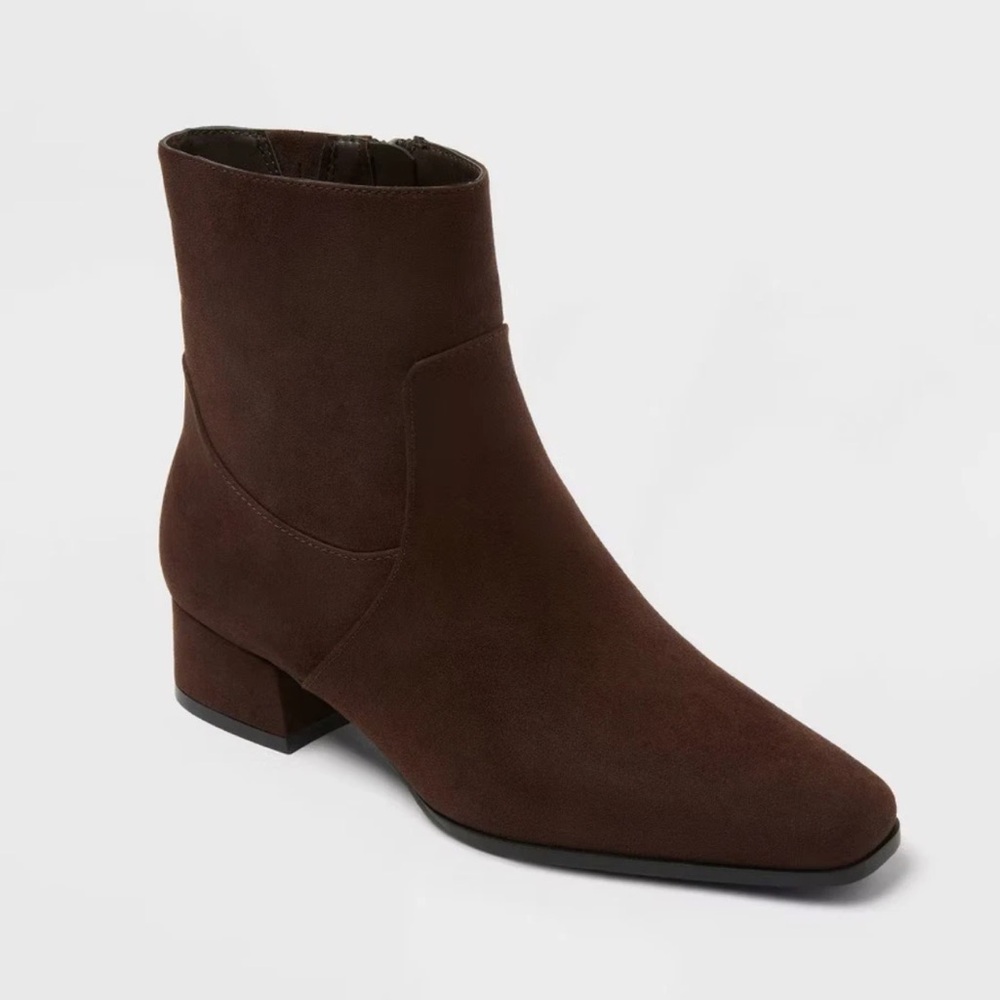Universal Thread Women’s Suede Coral Boots with Memory Foam Insole
